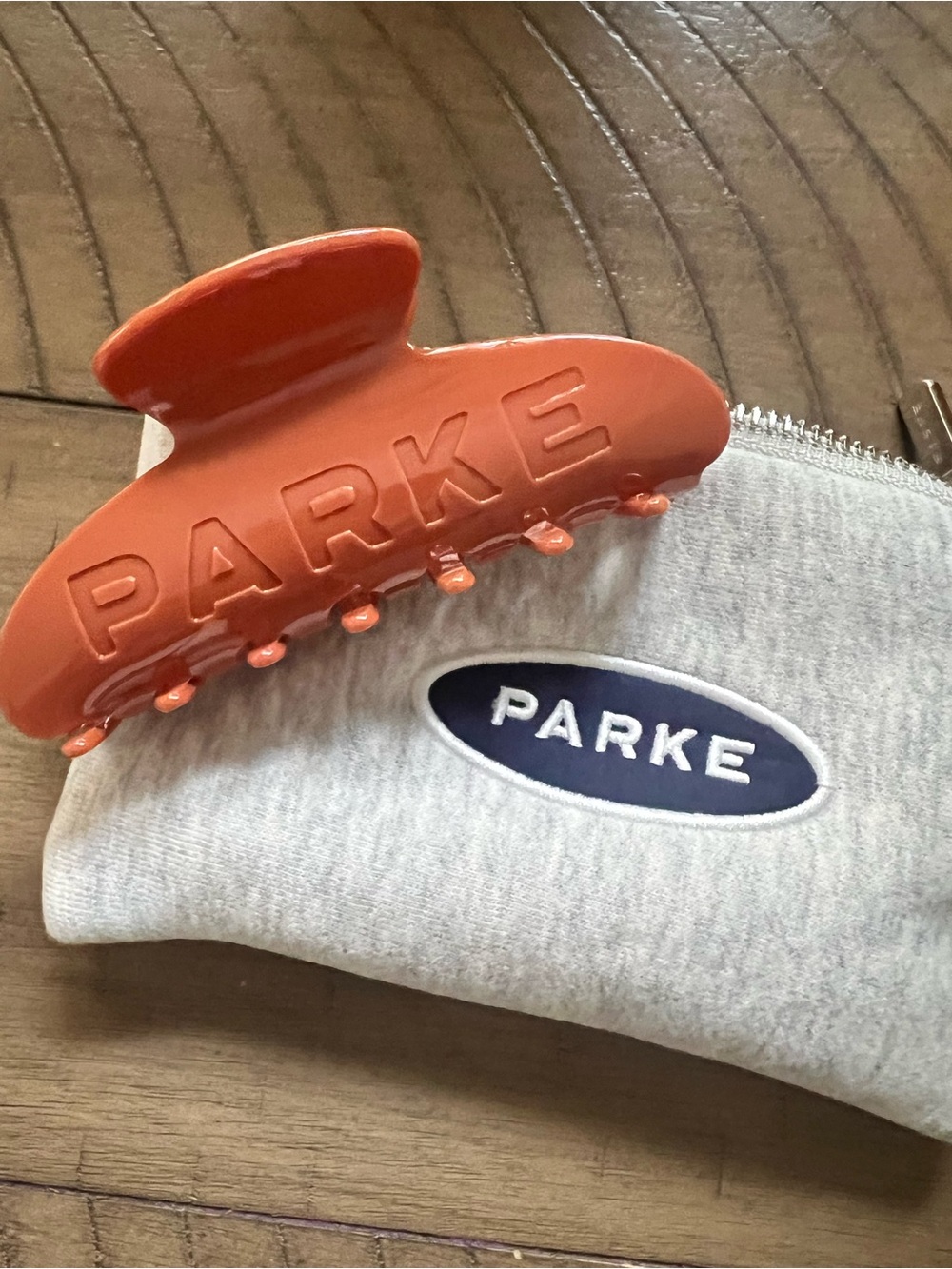 Parke Orange Women's Hair Claw Clip - Secure Grip Accessory
